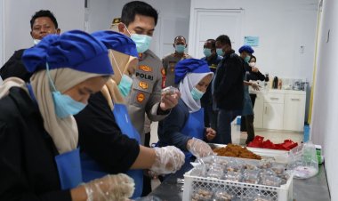 Pastikan MBG Higienis, Kapolresta Bandara Soetta Cek Dapur SPPG Rawa Burung