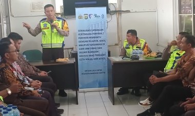 Sosialisasi Keselamatan Berkendara dan ETLE, Kasat Lantas Polresta Bandara Soetta Imbau Para Karyawan untuk Tertib Berlalulintas