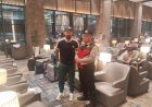 Polresta Bandara Soetta Gelar Pengamanan Kepulangan Pemain Sepak Bola  Barcelona Legend